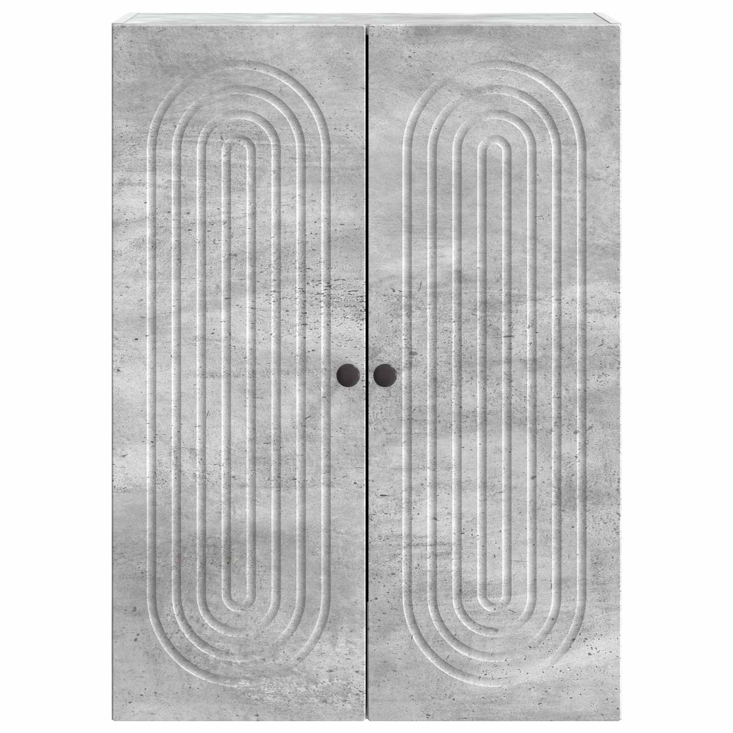 Wall-Mounted Cabinet Concrete Grey 66 x 34.5 x 90 cm