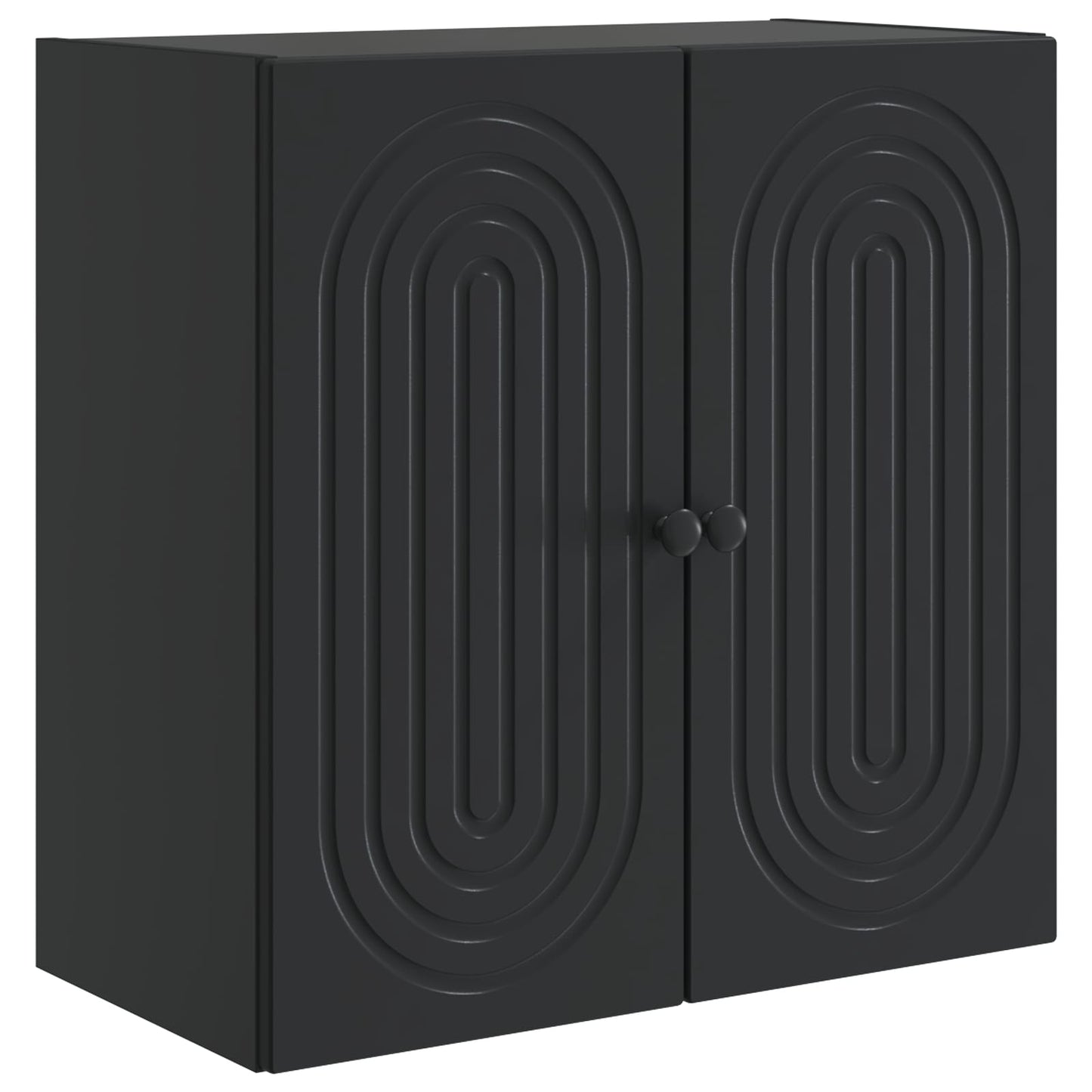 Wall-Mounted Cabinet Black 59 x 31 x 60 cm Engineered Wood