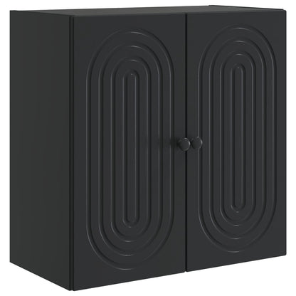 Wall-Mounted Cabinet Black 59 x 31 x 60 cm Engineered Wood