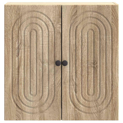 Wall-Mounted Cabinet Sonoma Oak 59 x 31 x 60 cm Engineered Wood