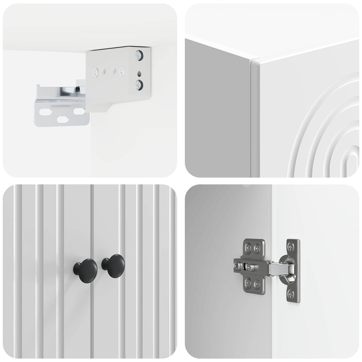 Wall-Mounted Cabinet High Gloss White 59 x 31 x 60 cm