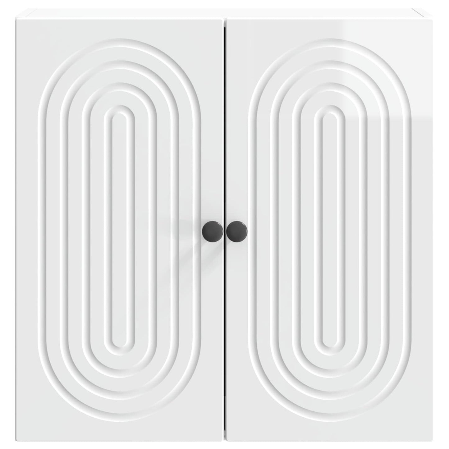 Wall-Mounted Cabinet High Gloss White 59 x 31 x 60 cm