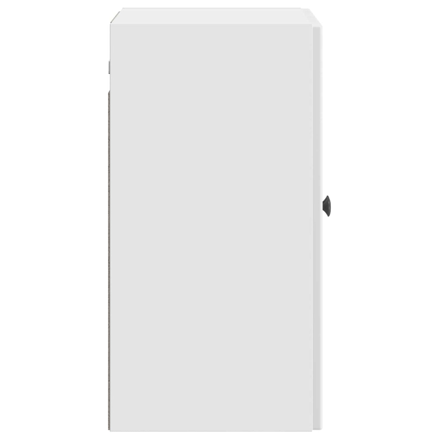 Wall-Mounted Cabinet High Gloss White 59 x 31 x 60 cm