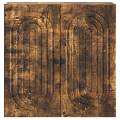 Wall-Mounted Cabinet Smoked Oak 59 x 31 x 60 cm Engineered Wood