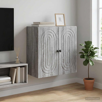 Wall-Mounted Cabinet Grey Sonoma 59 x 31 x 60 cm