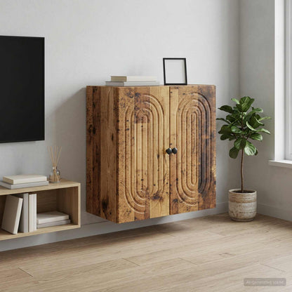 Wall-Mounted Cabinet Old Wood 59 x 31 x 60 cm Engineered Wood