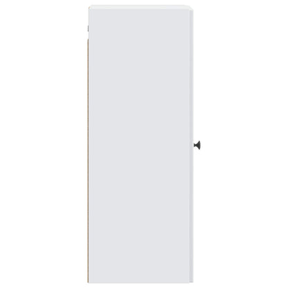 Wall-Mounted Cabinet White 33 x 34.5 x 90 cm Engineered Wood