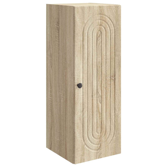 Wall-Mounted Cabinet Sonoma Oak 33 x 34.5 x 90 cm