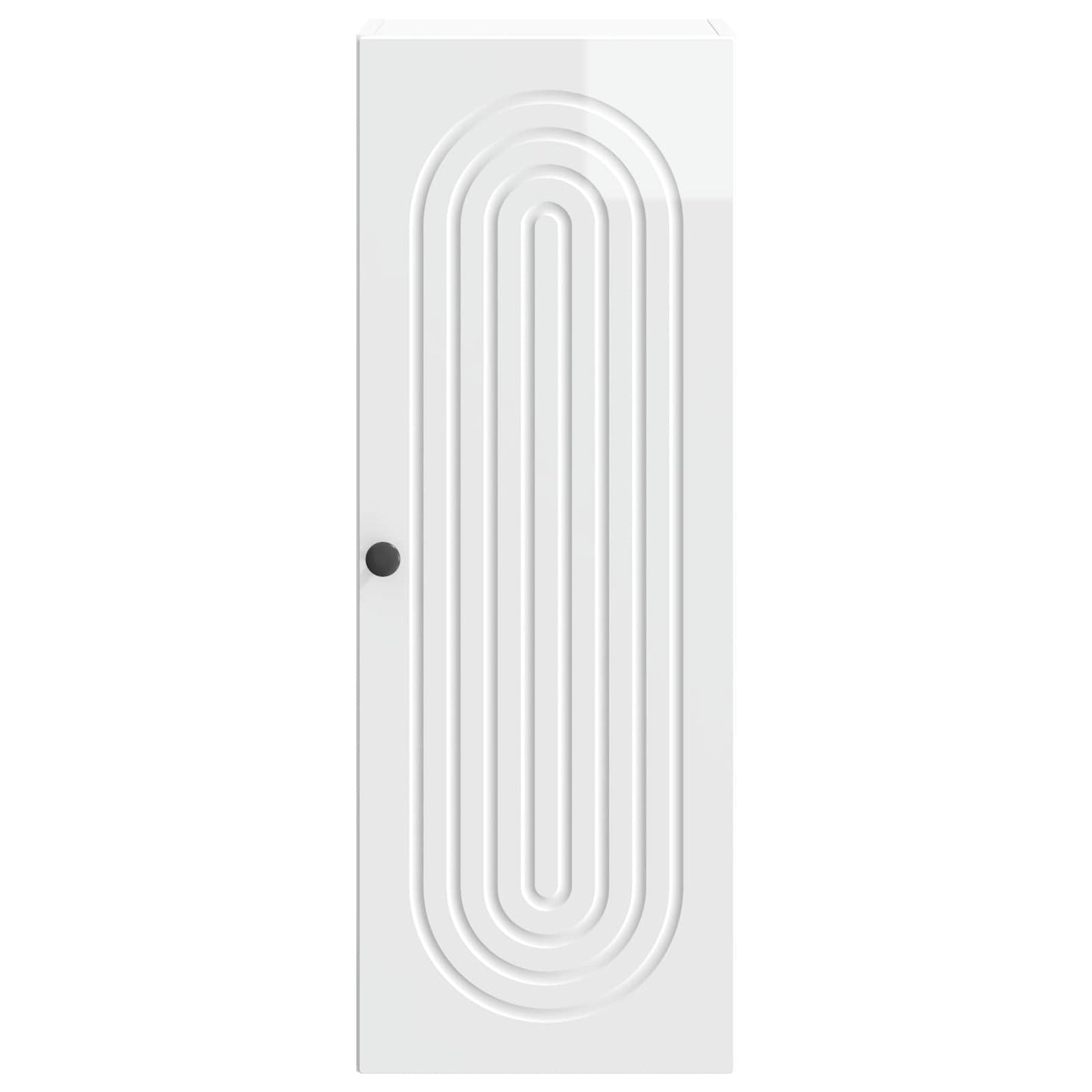 Wall-Mounted Cabinet High Gloss White 33 x 34.5 x 90 cm