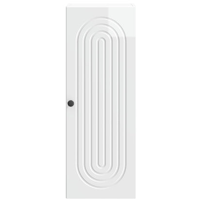Wall-Mounted Cabinet High Gloss White 33 x 34.5 x 90 cm