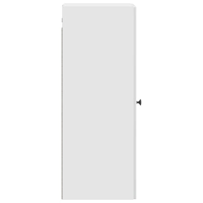 Wall-Mounted Cabinet High Gloss White 33 x 34.5 x 90 cm