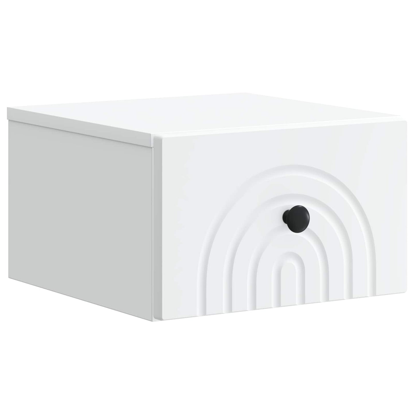 Wall-Mounted Bedside Cabinet White 33 x 34.5 x 20 cm