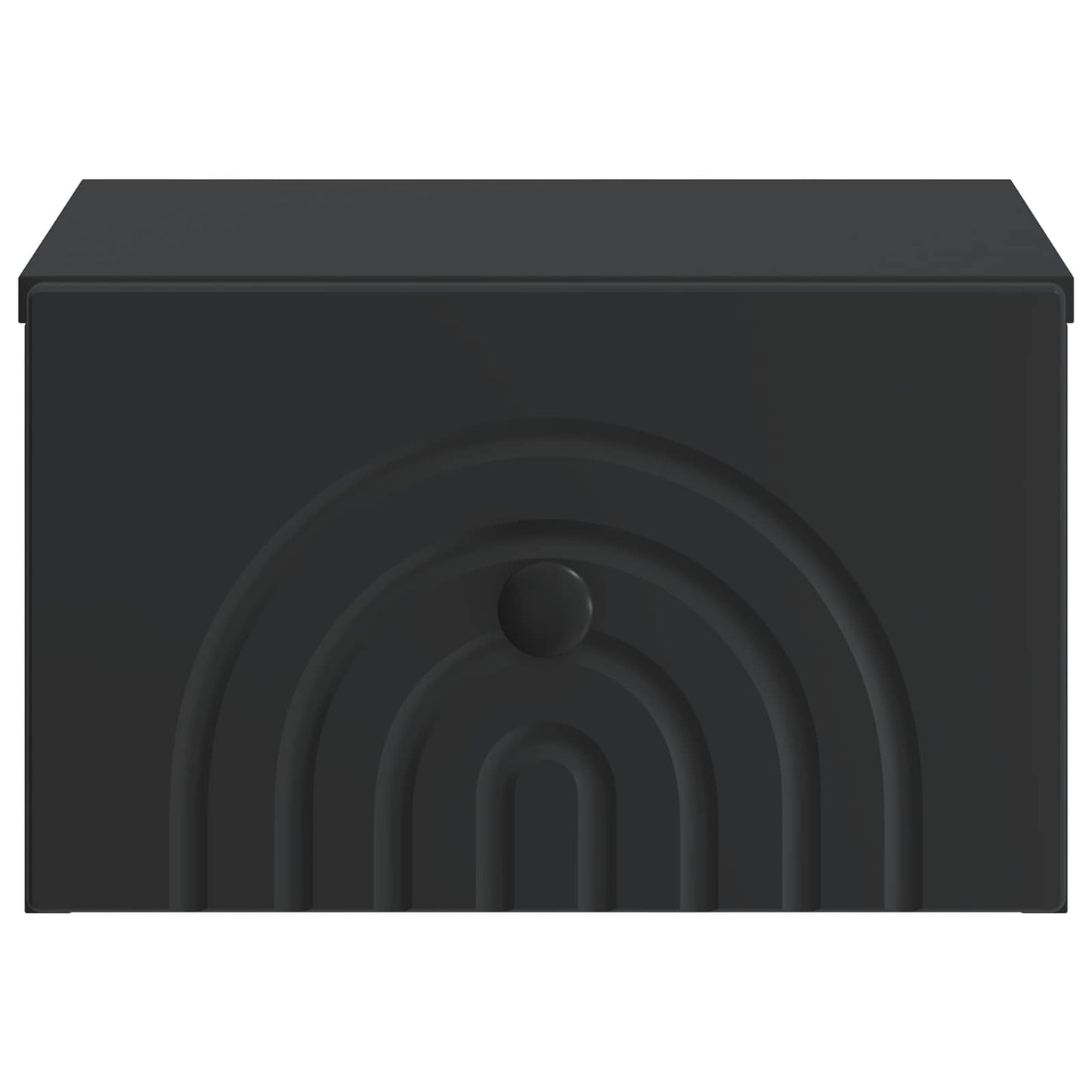Wall-Mounted Bedside Cabinet 2 pcs Black 33 x 34.5 x 20 cm