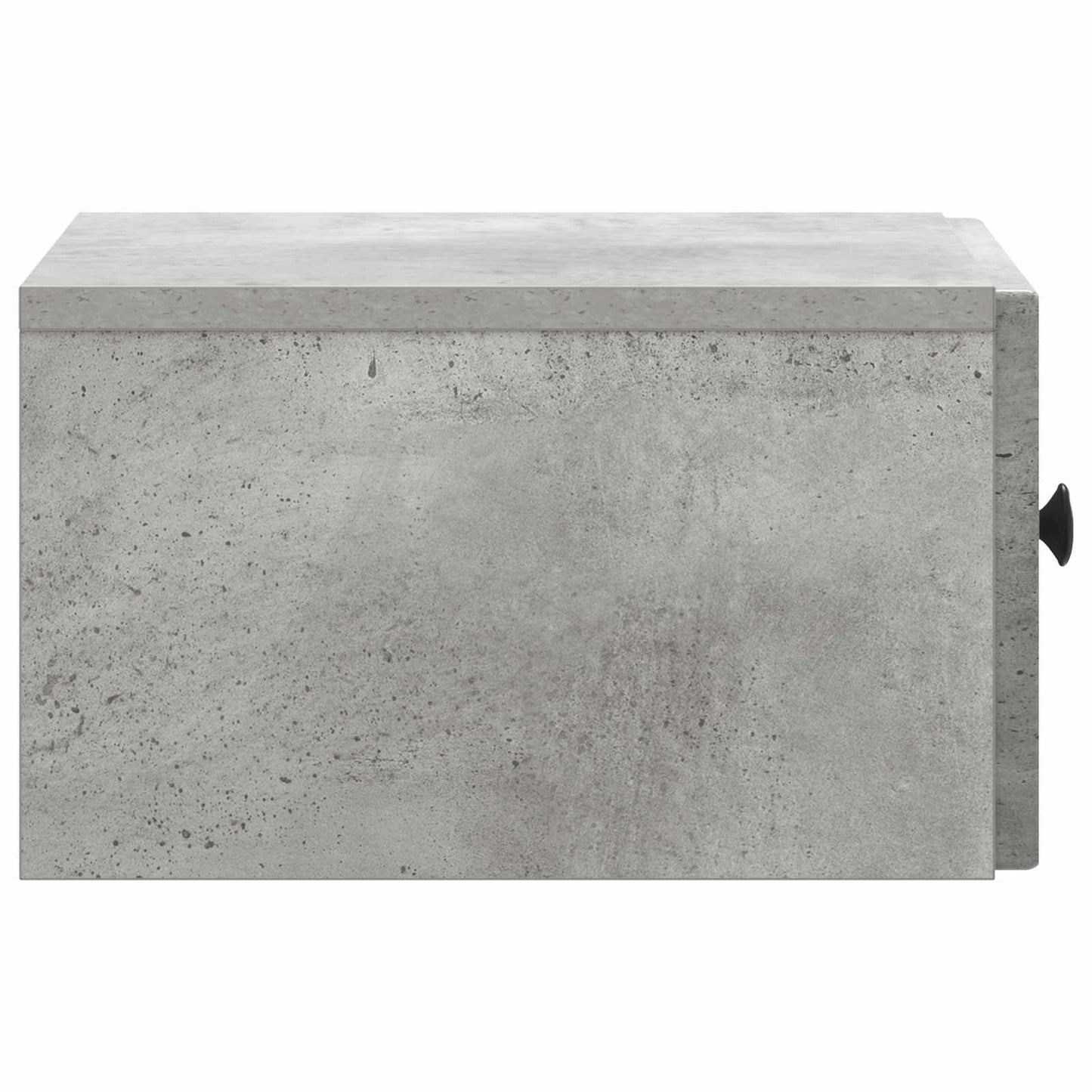 Wall-Mounted Bedside Cabinet Concrete Grey 33 x 34.5 x 20 cm