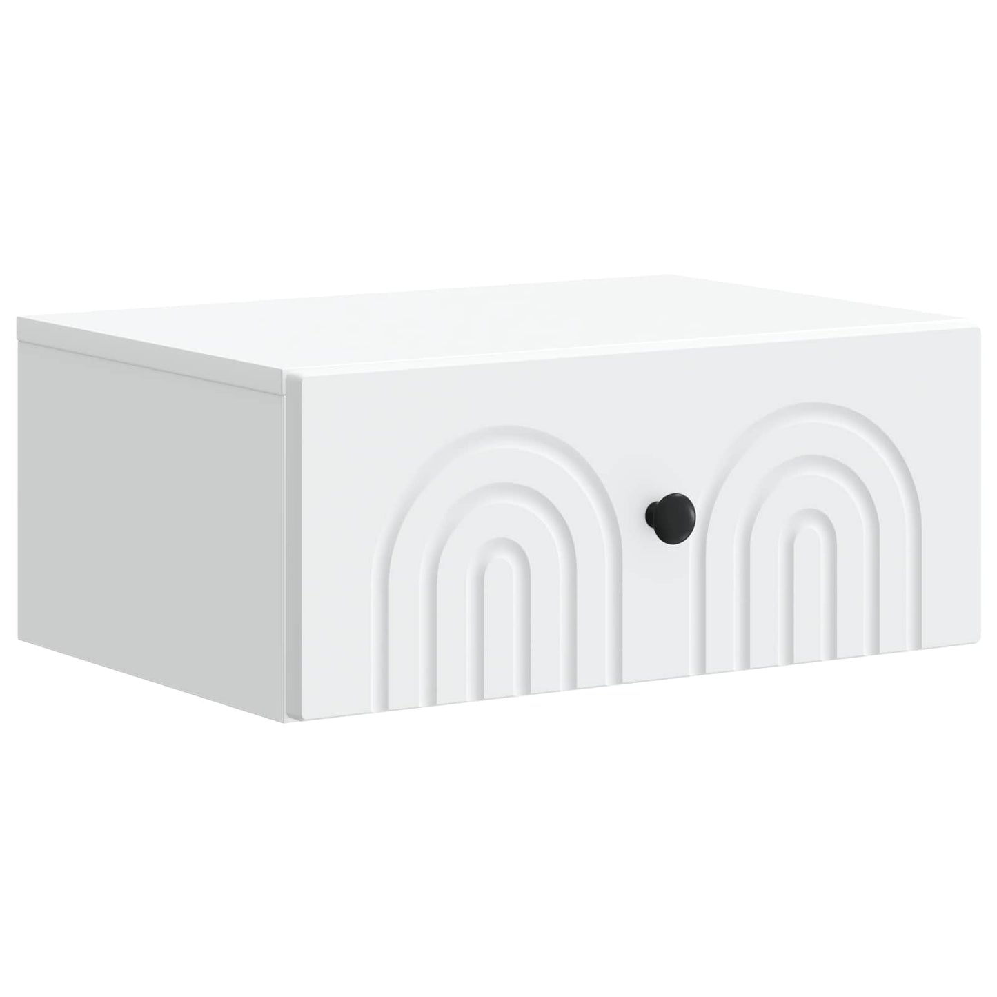 Wall-Mounted Bedside Cabinet 2 pcs White 49 x 34.5 x 20 cm