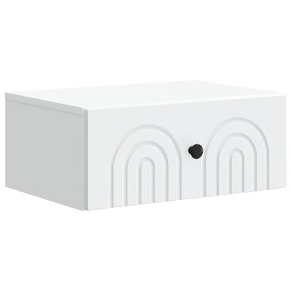 Wall-Mounted Bedside Cabinet 2 pcs White 49 x 34.5 x 20 cm