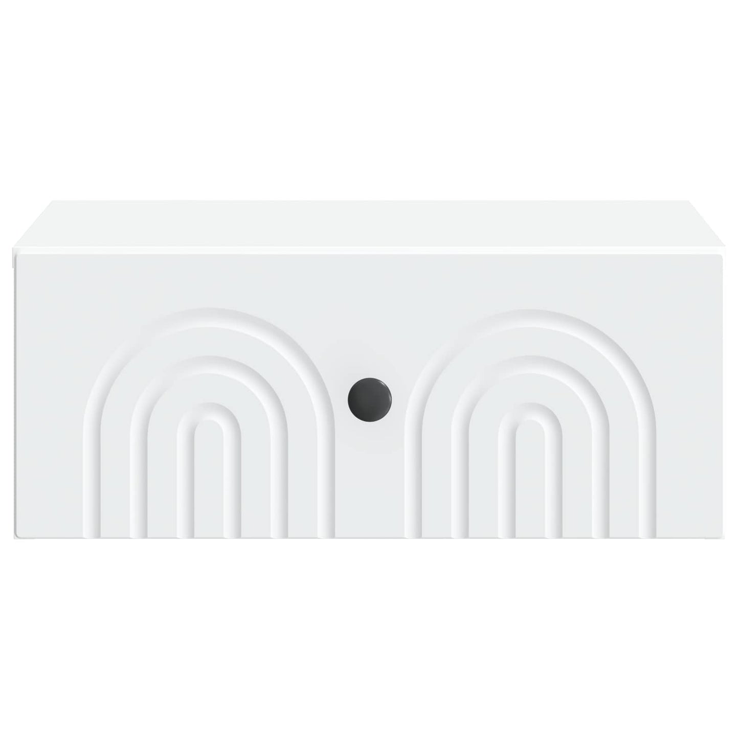 Wall-Mounted Bedside Cabinet 2 pcs White 49 x 34.5 x 20 cm
