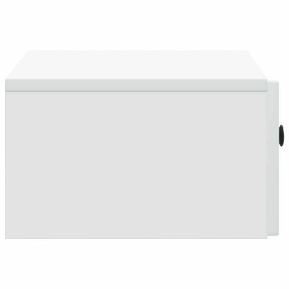 Wall-Mounted Bedside Cabinet 2 pcs White 49 x 34.5 x 20 cm