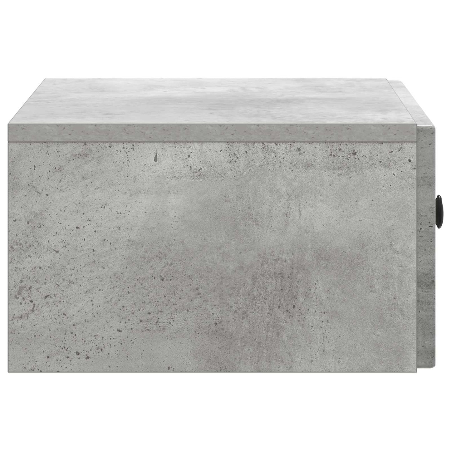 Wall-Mounted Bedside Cabinet Concrete Grey 49 x 34.5 x 20 cm