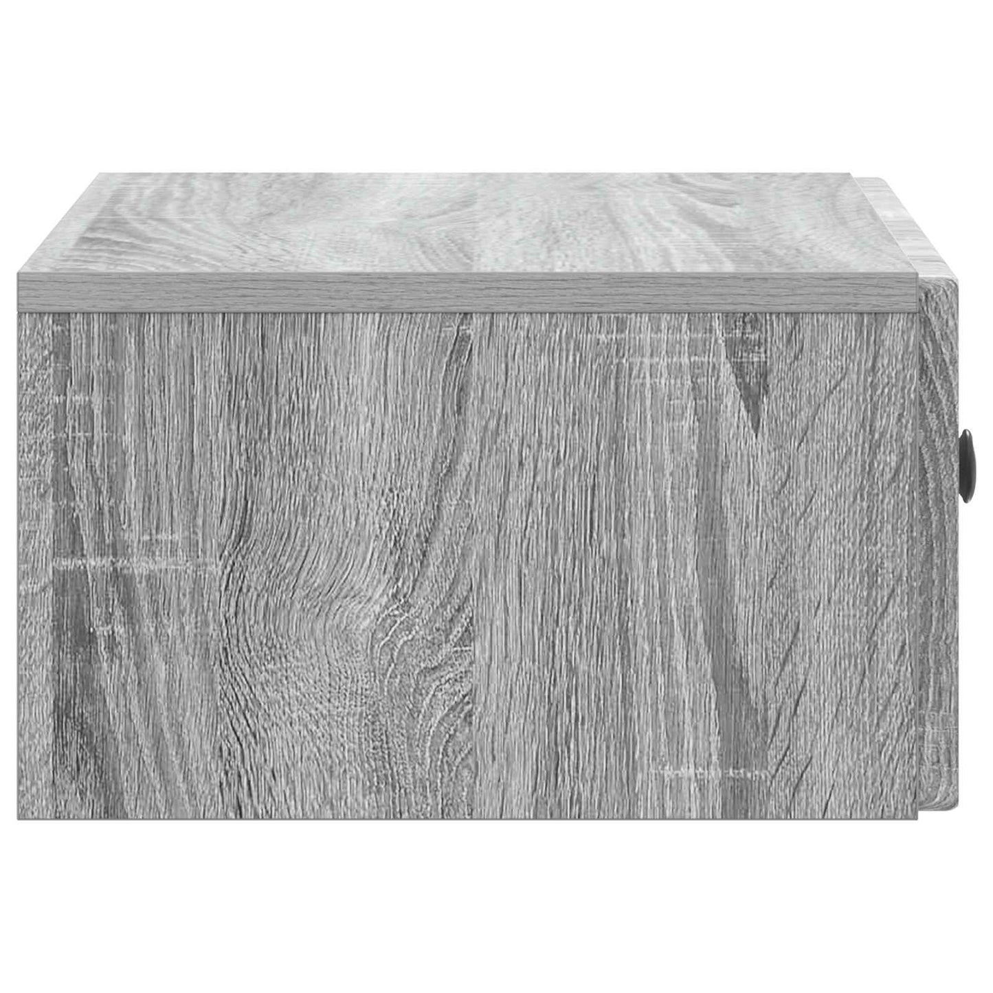 Wall-Mounted Bedside Cabinet Grey Sonoma 49 x 34.5 x 20 cm