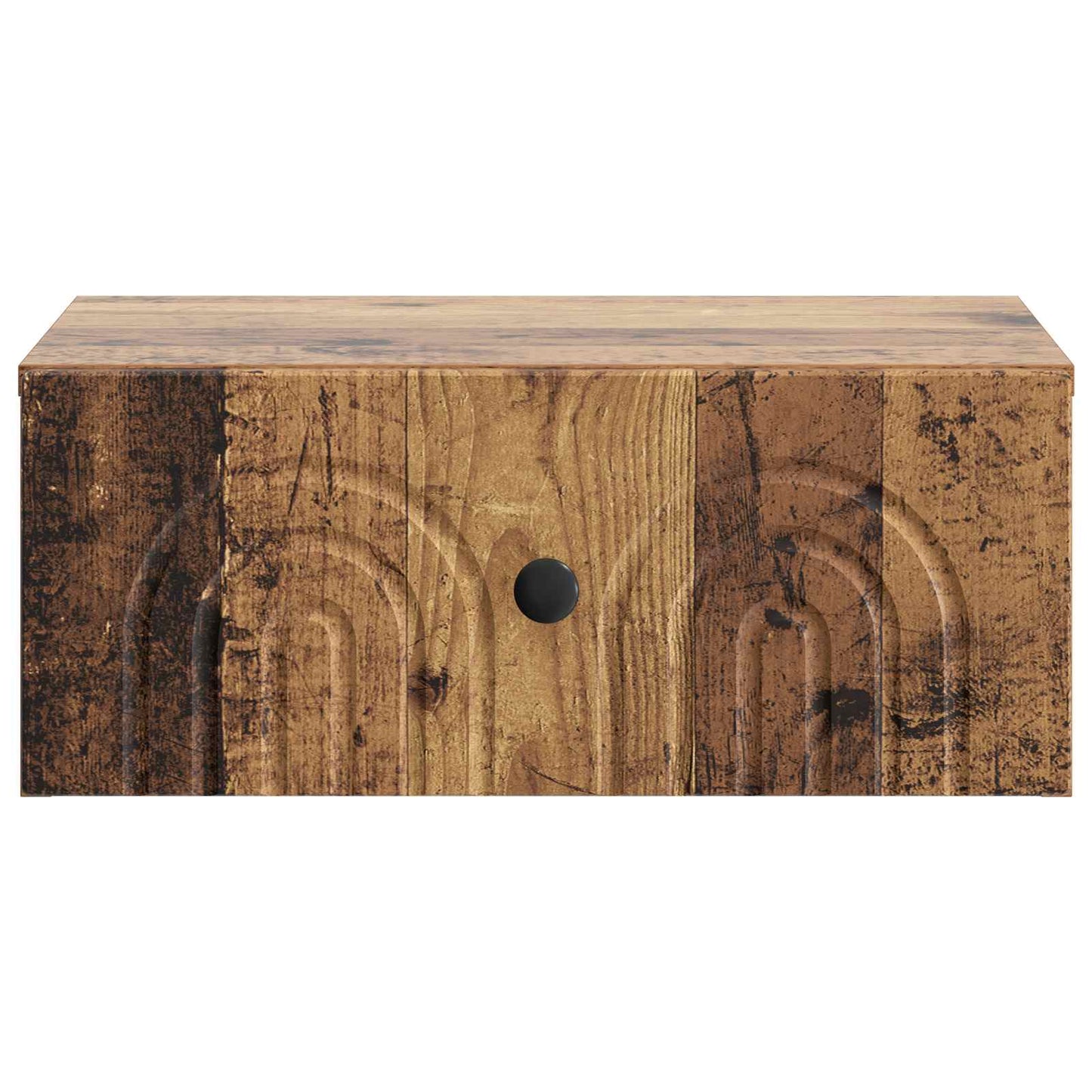 Wall-Mounted Bedside Cabinet Old Wood 49 x 34.5 x 20 cm