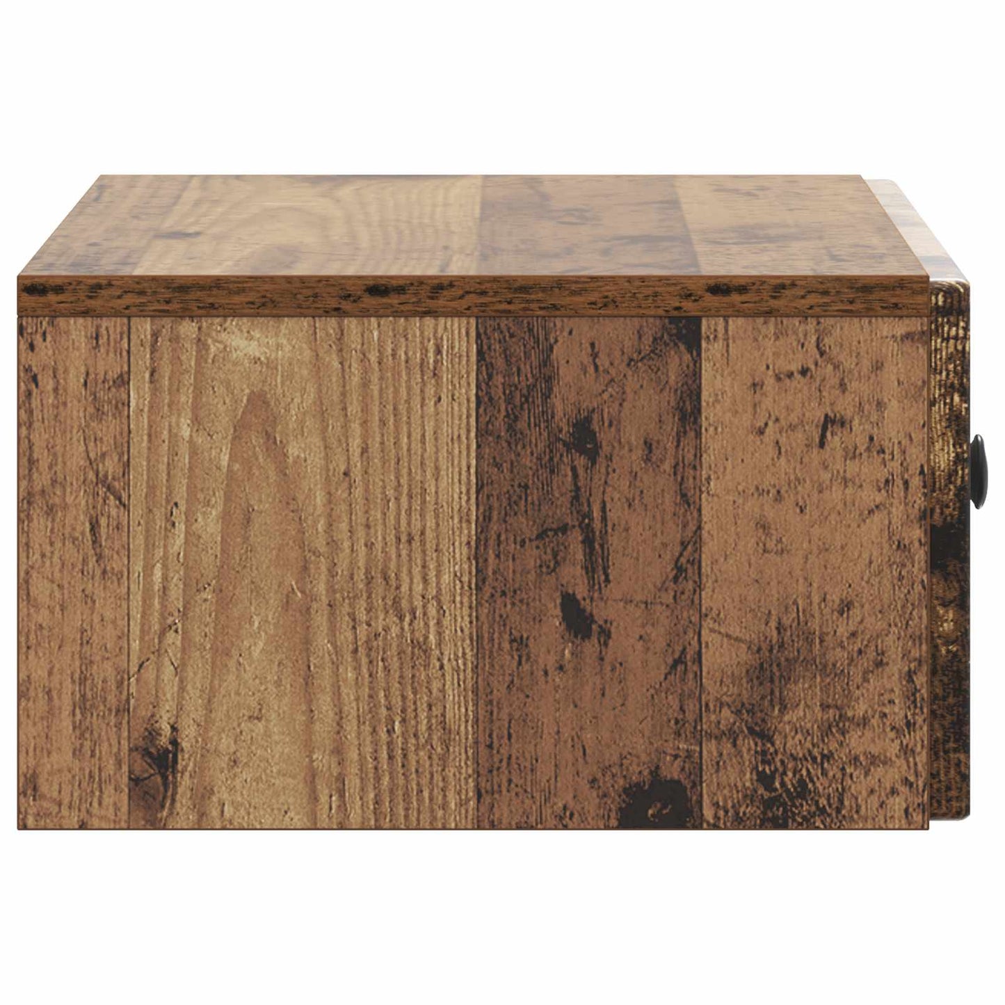 Wall-Mounted Bedside Cabinet Old Wood 49 x 34.5 x 20 cm