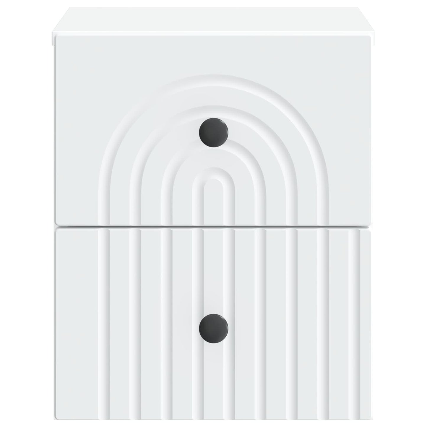 Wall-Mounted Bedside Cabinet White 33 x 34.5 x 40 cm