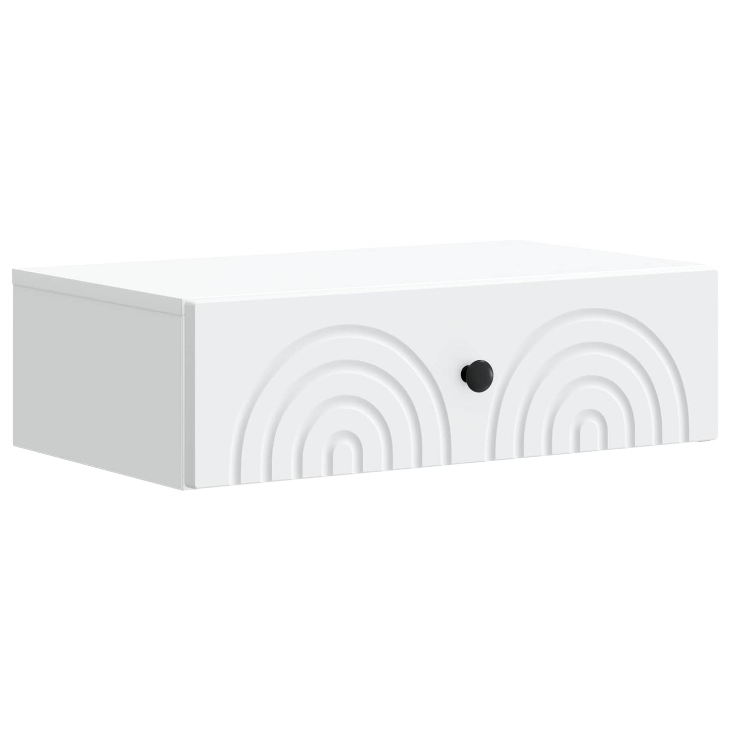Wall-Mounted Side Table White 59 x 34.5 x 17 cm Engineered Wood