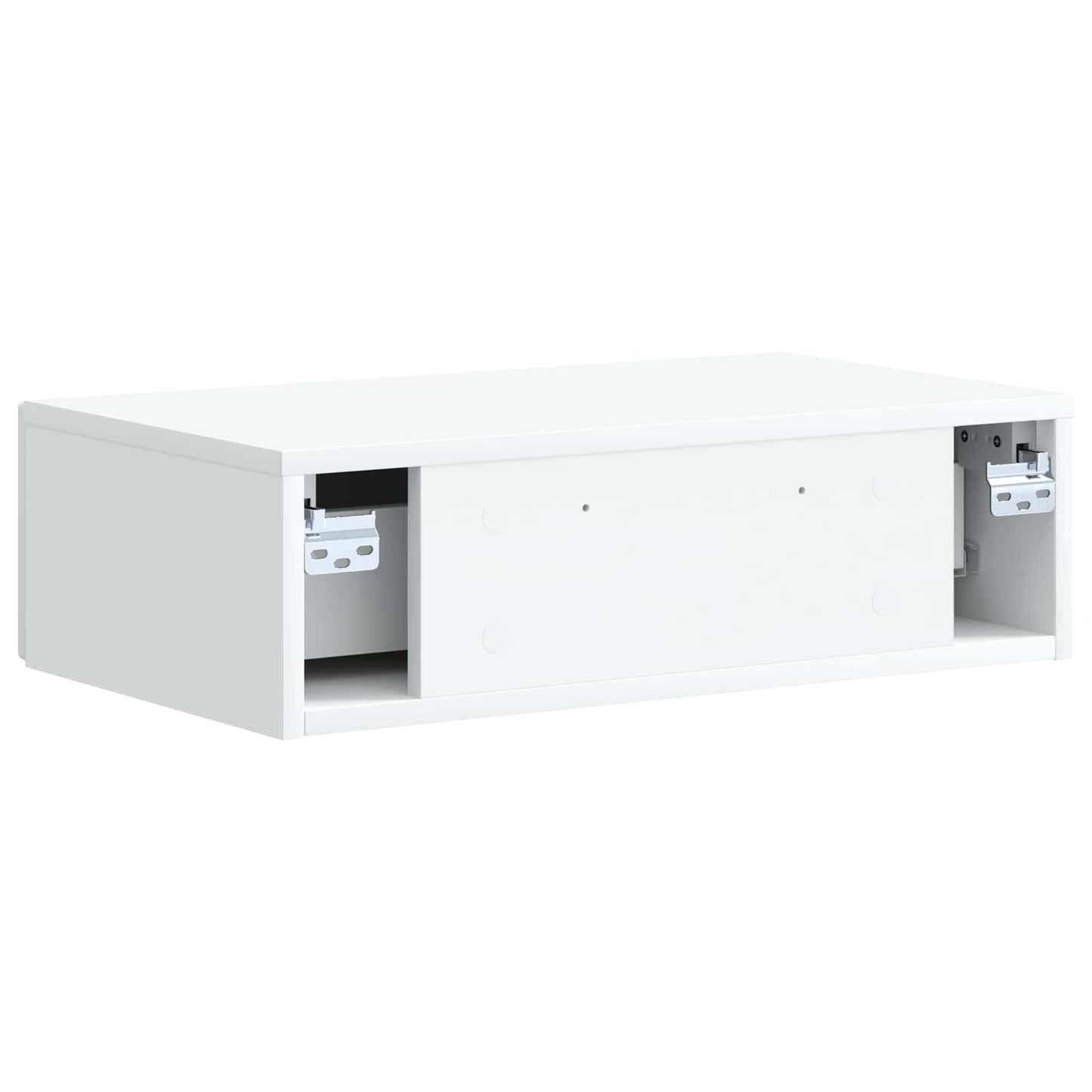 Wall-Mounted Side Table White 59 x 34.5 x 17 cm Engineered Wood