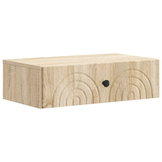 Wall-Mounted Side Table 59 x 34.5 x 17 cm Engineered Wood