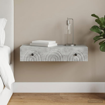 Wall-Mounted Side Table 87.5 x 34.5 x 17 cm Engineered Wood