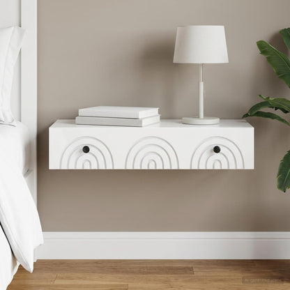 Wall-Mounted Side Table 87.5 x 34.5 x 17 cm Engineered Wood