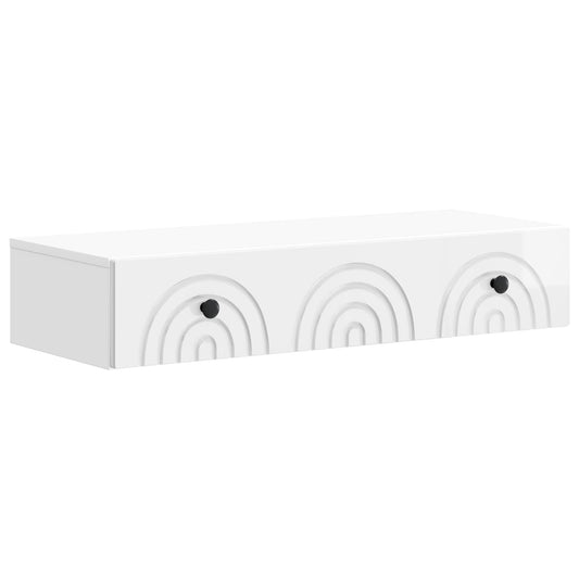 Wall-Mounted Side Table 87.5 x 34.5 x 17 cm Engineered Wood