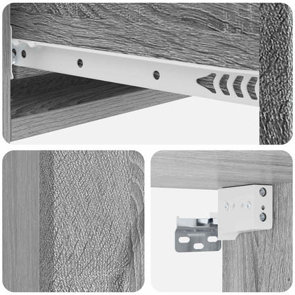 Wall-Mounted Side Table 87.5 x 34.5 x 17 cm Engineered Wood