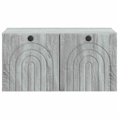 Wall-Mounted TV Cabinet Grey Sonoma 59.5 x 41 x 30 cm