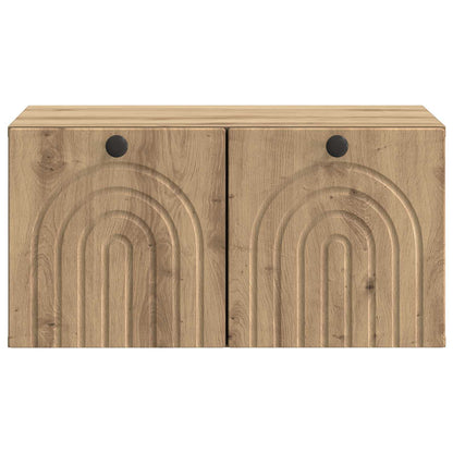 Wall-Mounted TV Cabinet 59.5 x 41 x 30 cm Artisan Oak