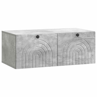 Wall-Mounted TV Cabinet Concrete Grey 78.5 x 41 x 30 cm