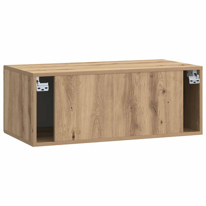 Wall-Mounted TV Cabinet 78.5 x 41 x 30 cm Artisan Oak