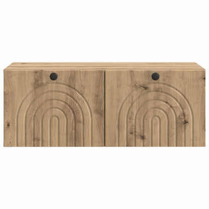 Wall-Mounted TV Cabinet 78.5 x 41 x 30 cm Artisan Oak