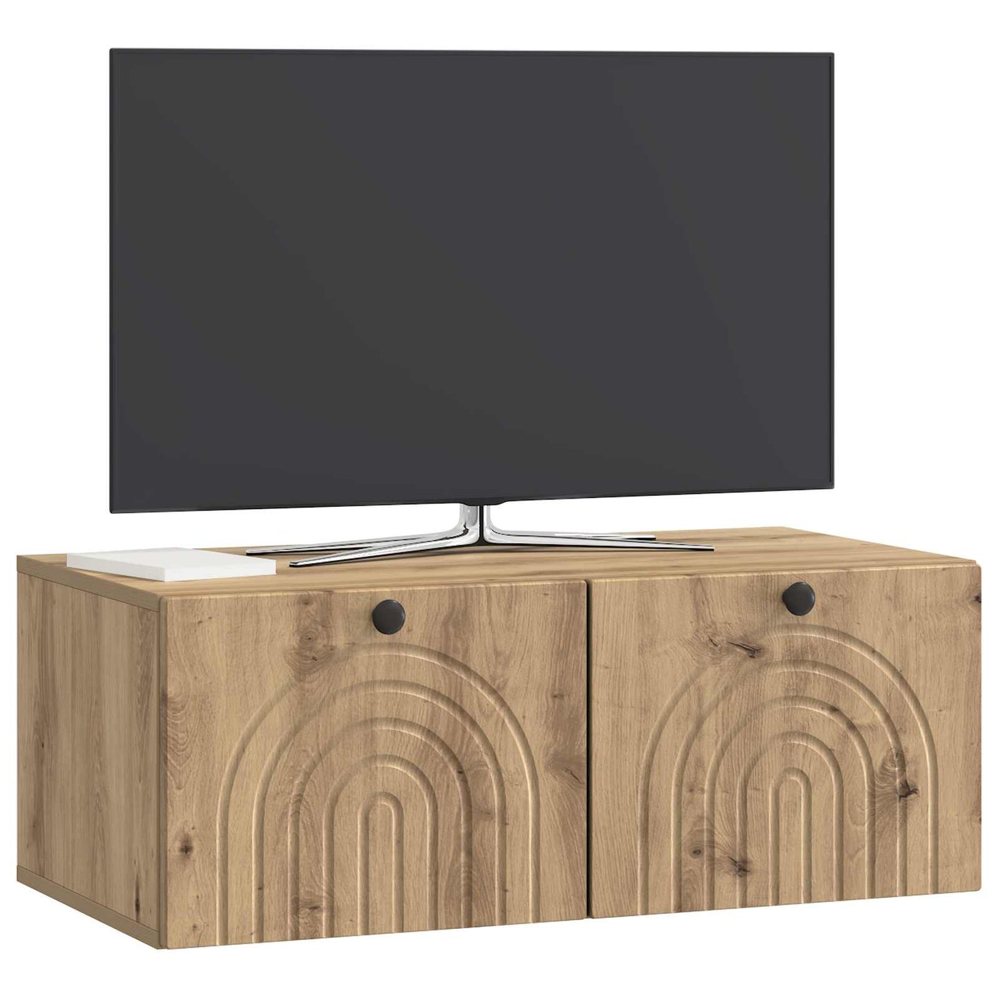 Wall-Mounted TV Cabinet 78.5 x 41 x 30 cm Artisan Oak