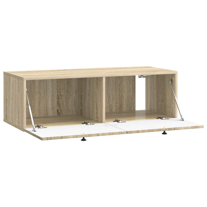 Wall-Mounted TV Cabinet Wall-mounted Sonoma Oak 98 x 41 x 30 cm