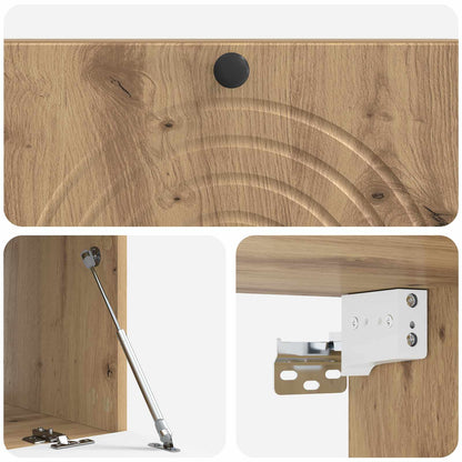 Wall-Mounted TV Cabinet 99 x 41 x 30 cm Artisan Oak