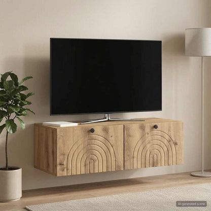Wall-Mounted TV Cabinet 99 x 41 x 30 cm Artisan Oak