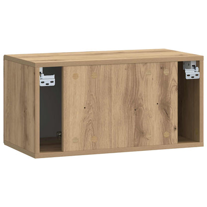 Wall-Mounted TV Cabinet 59.5 x 31 x 30 cm Artisan Oak