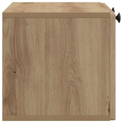 Wall-Mounted TV Cabinet 59.5 x 31 x 30 cm Artisan Oak