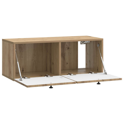 Wall-Mounted TV Cabinet 78.5 x 31 x 30 cm Artisan Oak