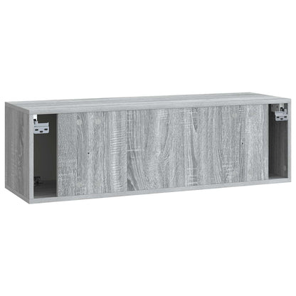 Wall-Mounted TV Cabinet Grey Sonoma 98 x 31 x 30 cm