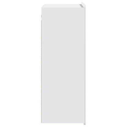 Wall-Mounted Cabinet White 66 x 34.5 x 92 cm Engineered Wood