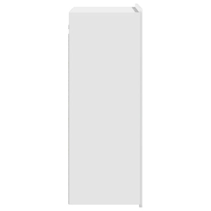 Wall-Mounted Cabinet High Gloss White 66 x 34.5 x 92 cm