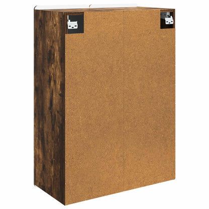 Wall-Mounted Cabinet Smoked Oak 66 x 34.5 x 92 cm